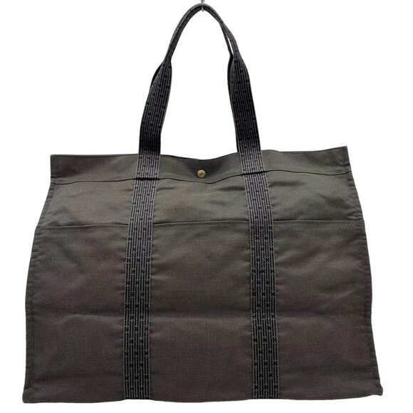 HERMES Yale Line TGM Tote Bag Gray - Picture 1 of 12